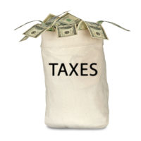 Bag of tax money