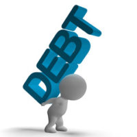 debt sign debt sign