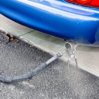 pollution test for a technical inspection car every years